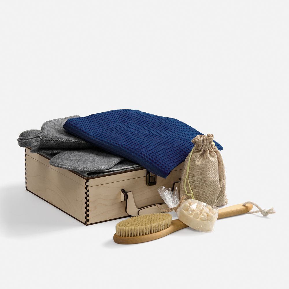 Банный набор Great Heat Therapy, мужской, темно-синий — изображение 2