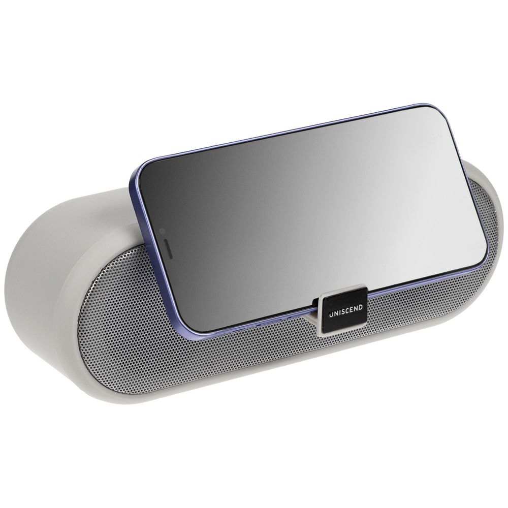 Беспроводная стереоколонка Uniscend Roombox, светло-серая — изображение 2