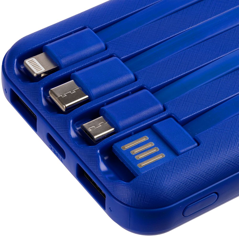 Внешний аккумулятор Omni Qi 10000 мАч, синий — изображение 7