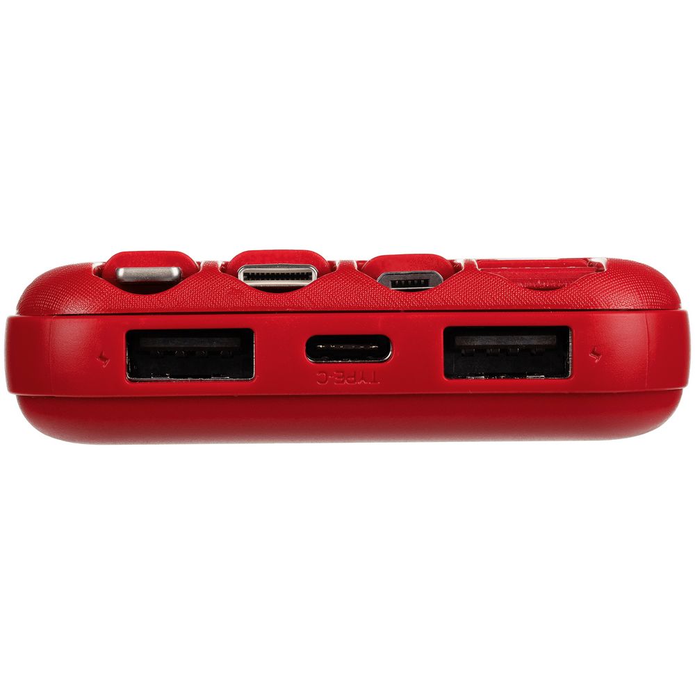 Внешний аккумулятор Omni Qi 10000 мАч, красный — изображение 7