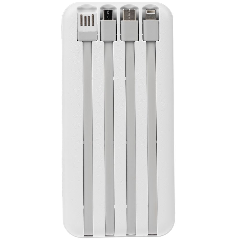 Внешний аккумулятор Omni Qi 10000 мАч, белый — изображение 4