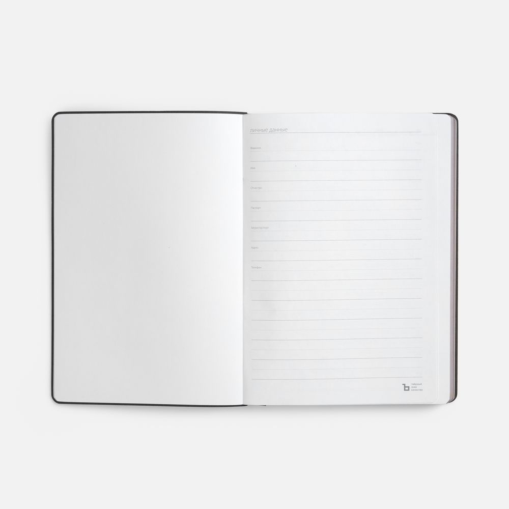 Ежедневник Nebraska Flex, недатированный, красный с золотистым — изображение 9