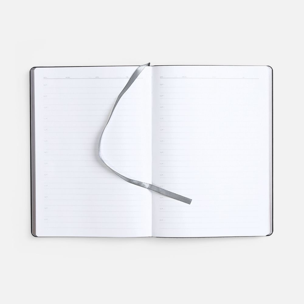 Ежедневник Nebraska Flex, недатированный, серебристый — изображение 10