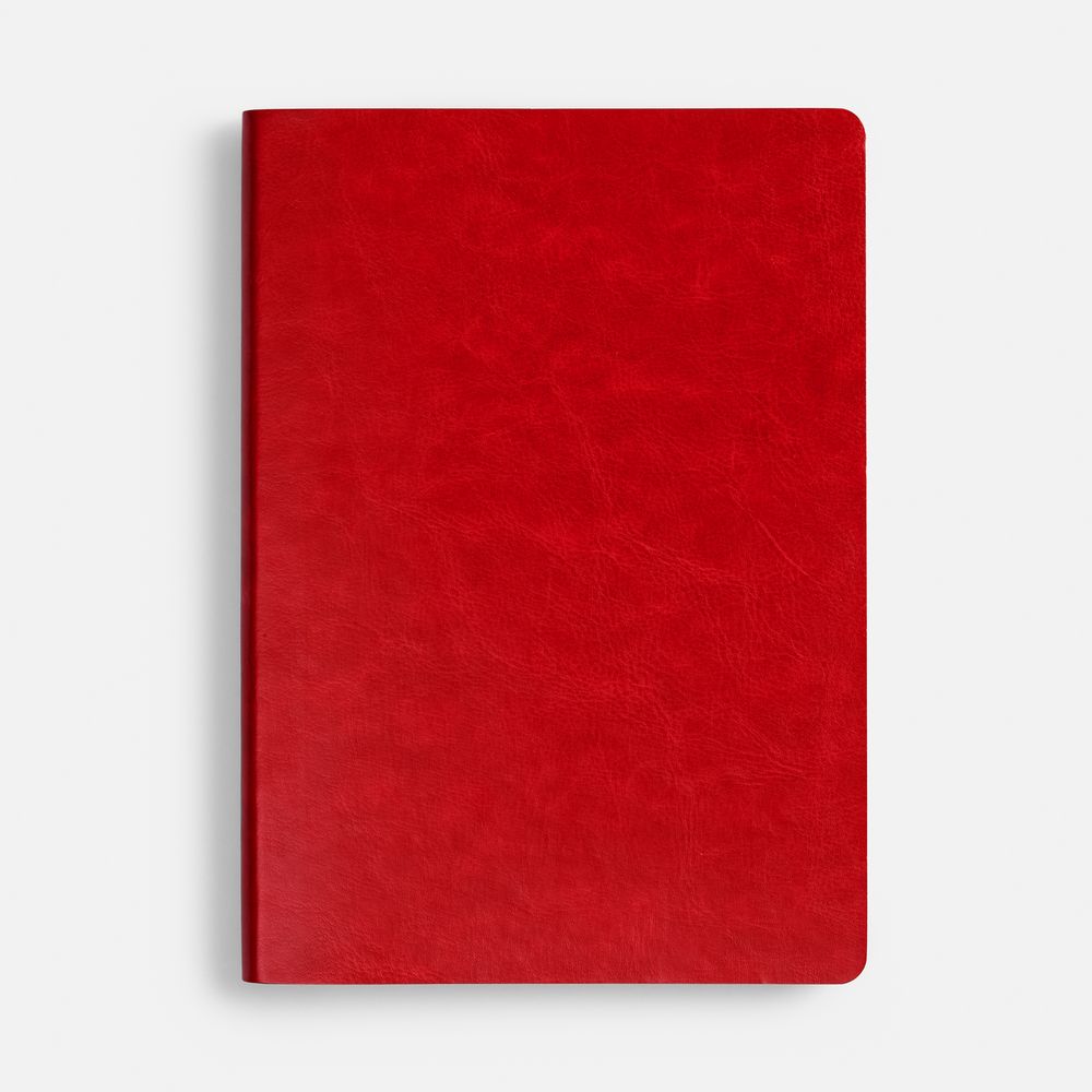 Ежедневник Nebraska Flex, недатированный, красный с серебристым — изображение 5