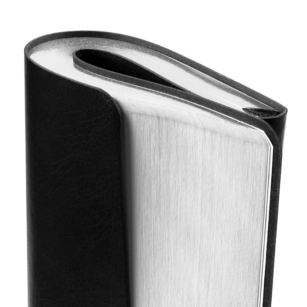 Ежедневник Nebraska Flex, недатированный, черный с серебристым — изображение 8