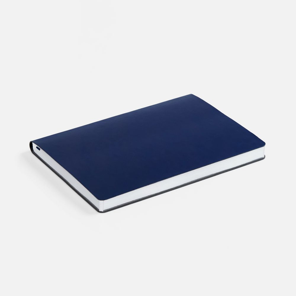 Ежедневник Nebraska Flex, недатированный, синий с серебром — изображение 6