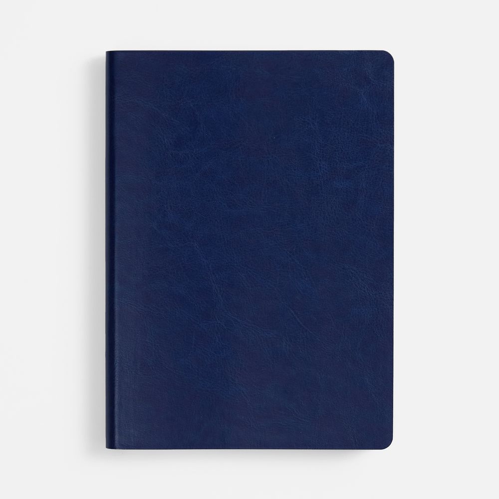 Ежедневник Nebraska Flex, недатированный, синий с серебром — изображение 4