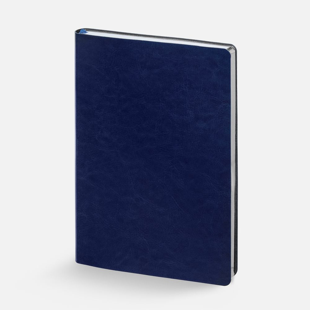 Ежедневник Nebraska Flex, недатированный, синий с серебром — изображение 2
