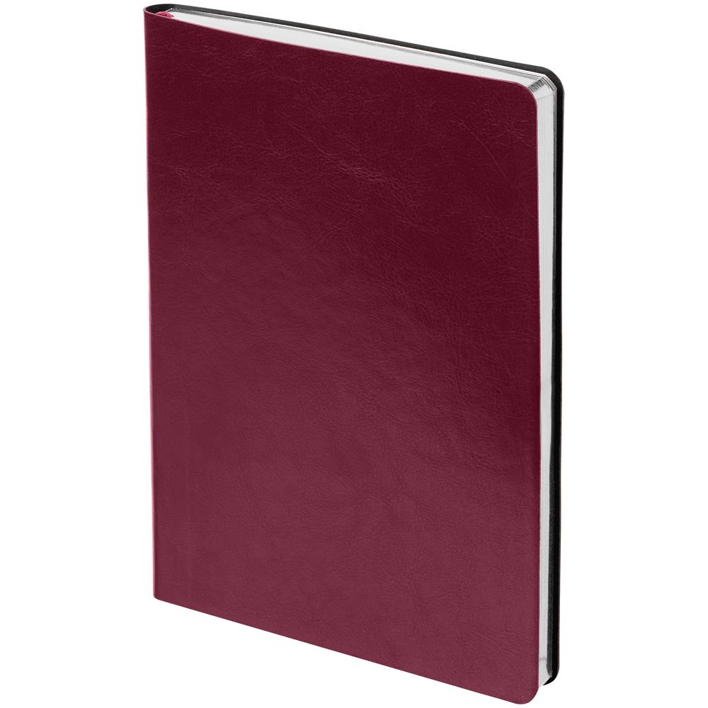 Ежедневник Nebraska Flex, недатированный, бордовый с серебристым — изображение 2