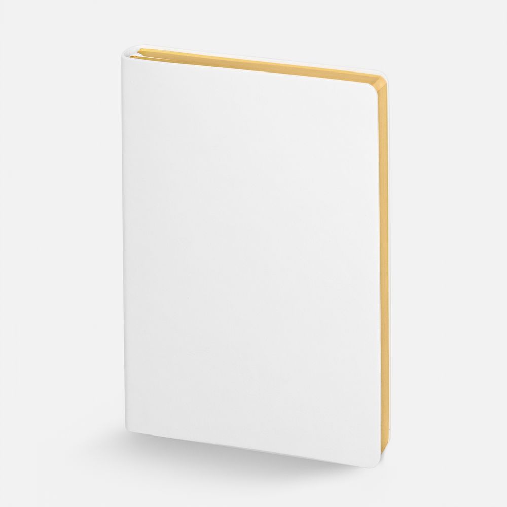 Ежедневник Nebraska Flex, недатированный, белый с золотистым — изображение 2