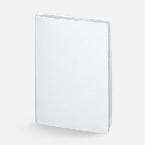 Ежедневник Nebraska Flex, недатированный, белый с серебристым