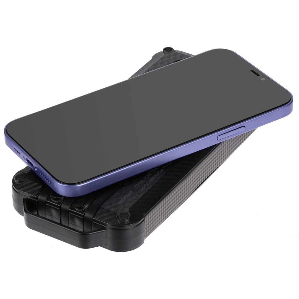 Аккумулятор защищенный Total Control 10000 мАч, черный с серым — изображение 2