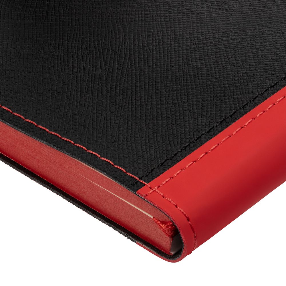 Ежедневник Nice Twice, недатированный, черный с красным — изображение 7