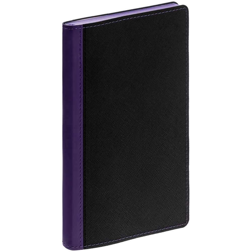 Ежедневник Nice Twice, недатированный, черный с фиолетовым — изображение 2