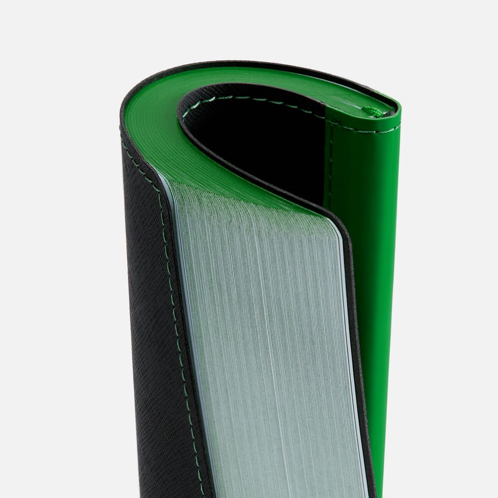 Ежедневник Nice Twice, недатированный, черный с ярко-зеленым — изображение 7