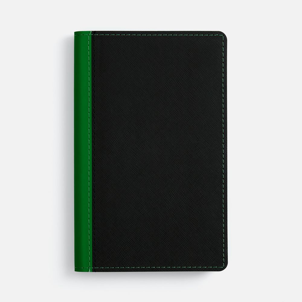 Ежедневник Nice Twice, недатированный, черный с ярко-зеленым — изображение 4