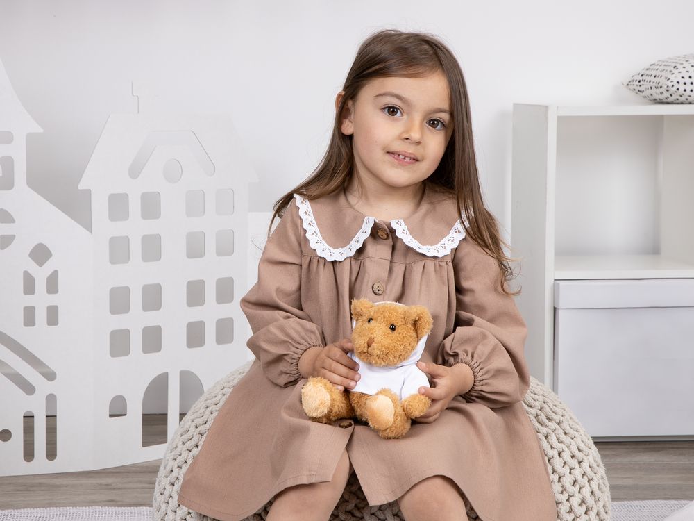 Мягкая игрушка «Мишка Cuddleton» в белом худи — изображение 9