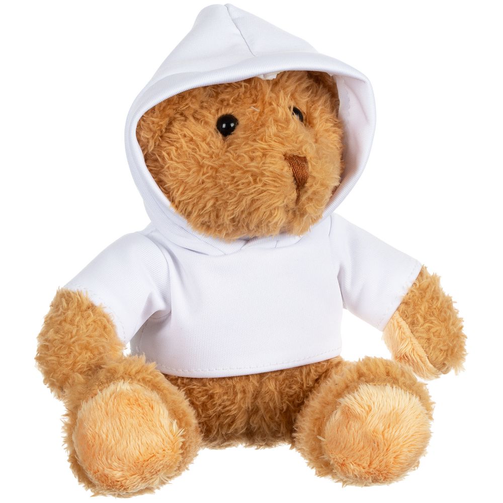 Мягкая игрушка «Мишка Cuddleton» в белом худи — изображение 3