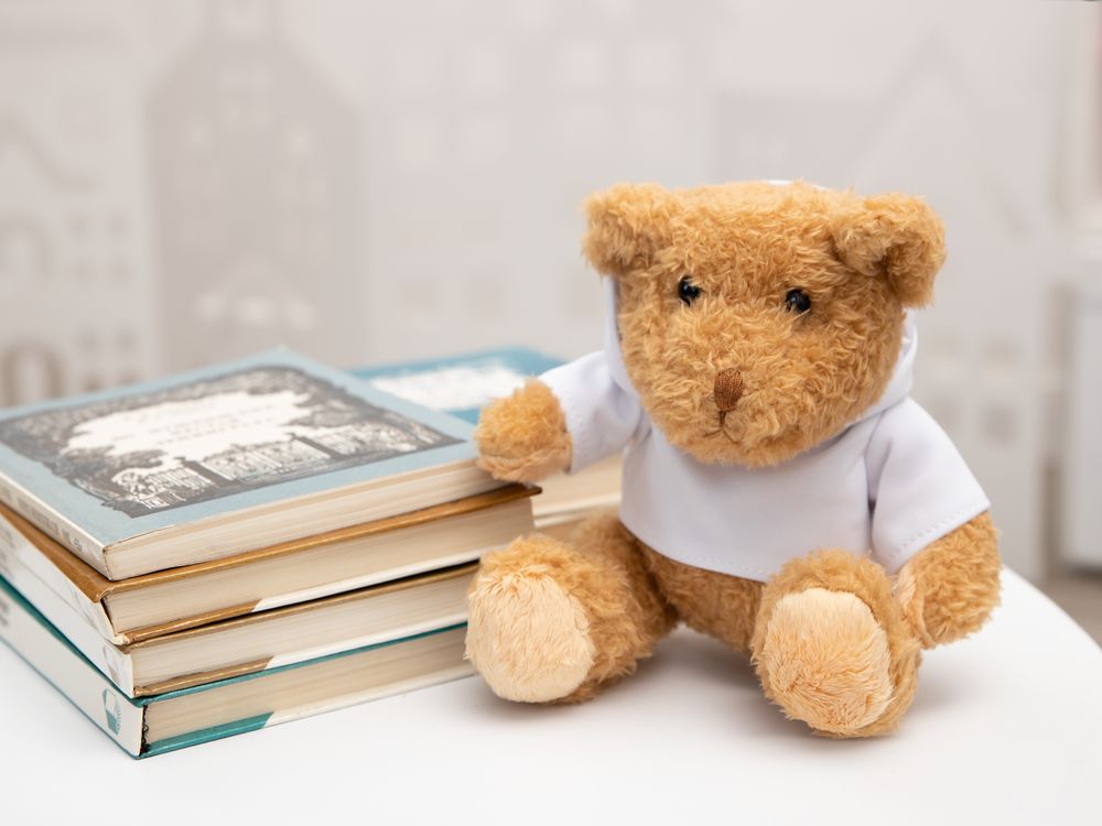 Мягкая игрушка «Мишка Cuddleton» в белом худи — изображение 7