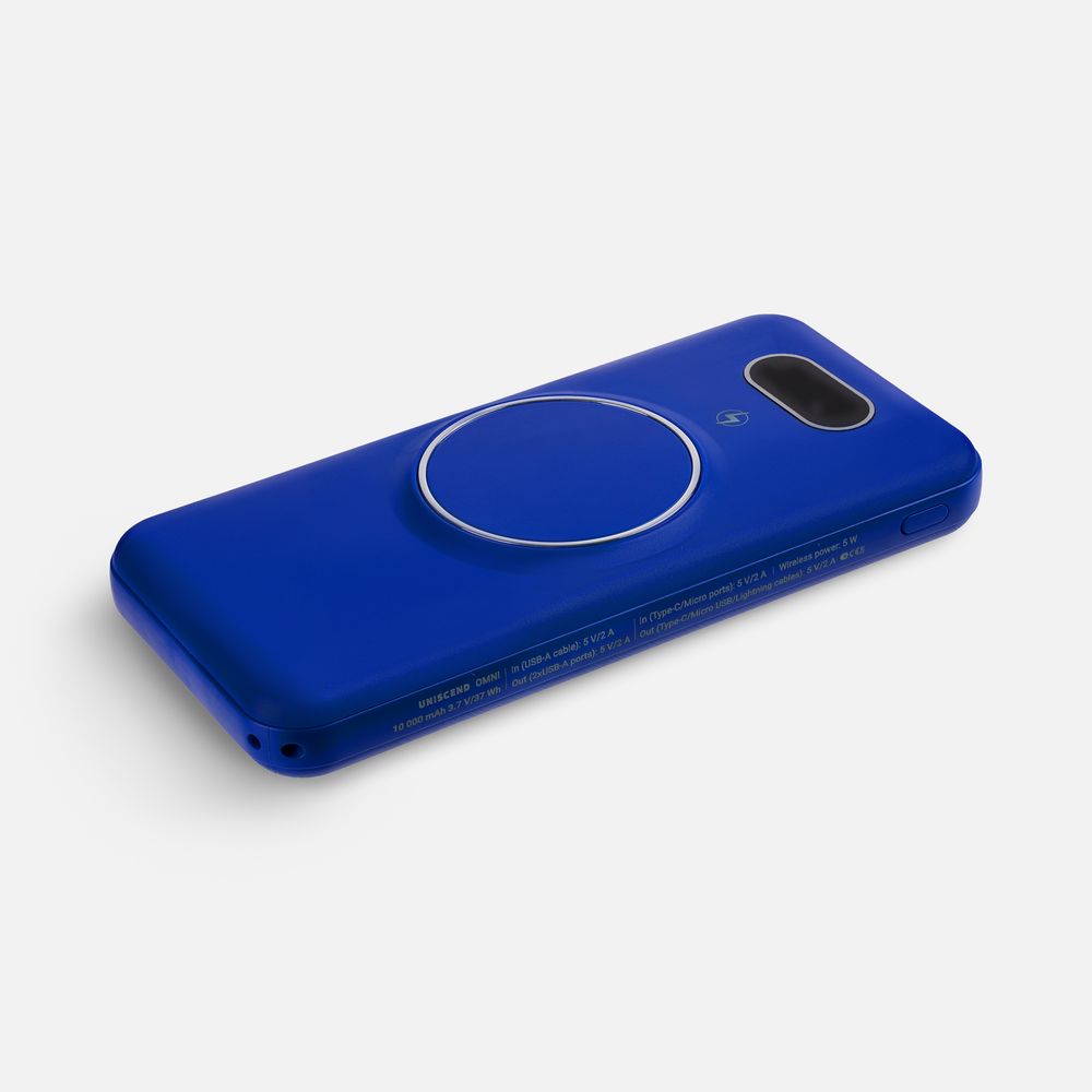 Аккумулятор Omni Qi 10000 мАч, ver.2, синий — изображение 2