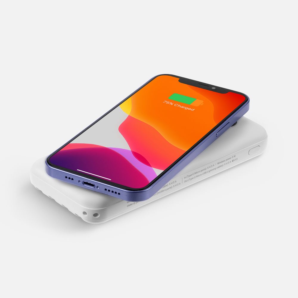 Аккумулятор Omni Qi 10000 мАч, ver.2, белый — изображение 8