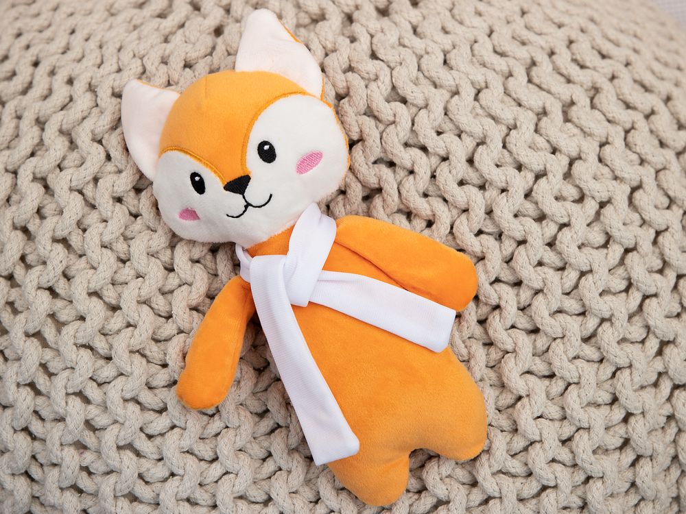 Мягкая игрушка Beastie Toys, лисенок с белым шарфом — изображение 7