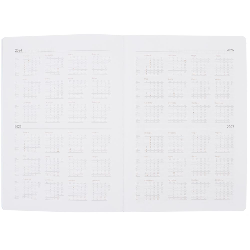 Ежедневник New Factor, недатированный, желтый — изображение 8