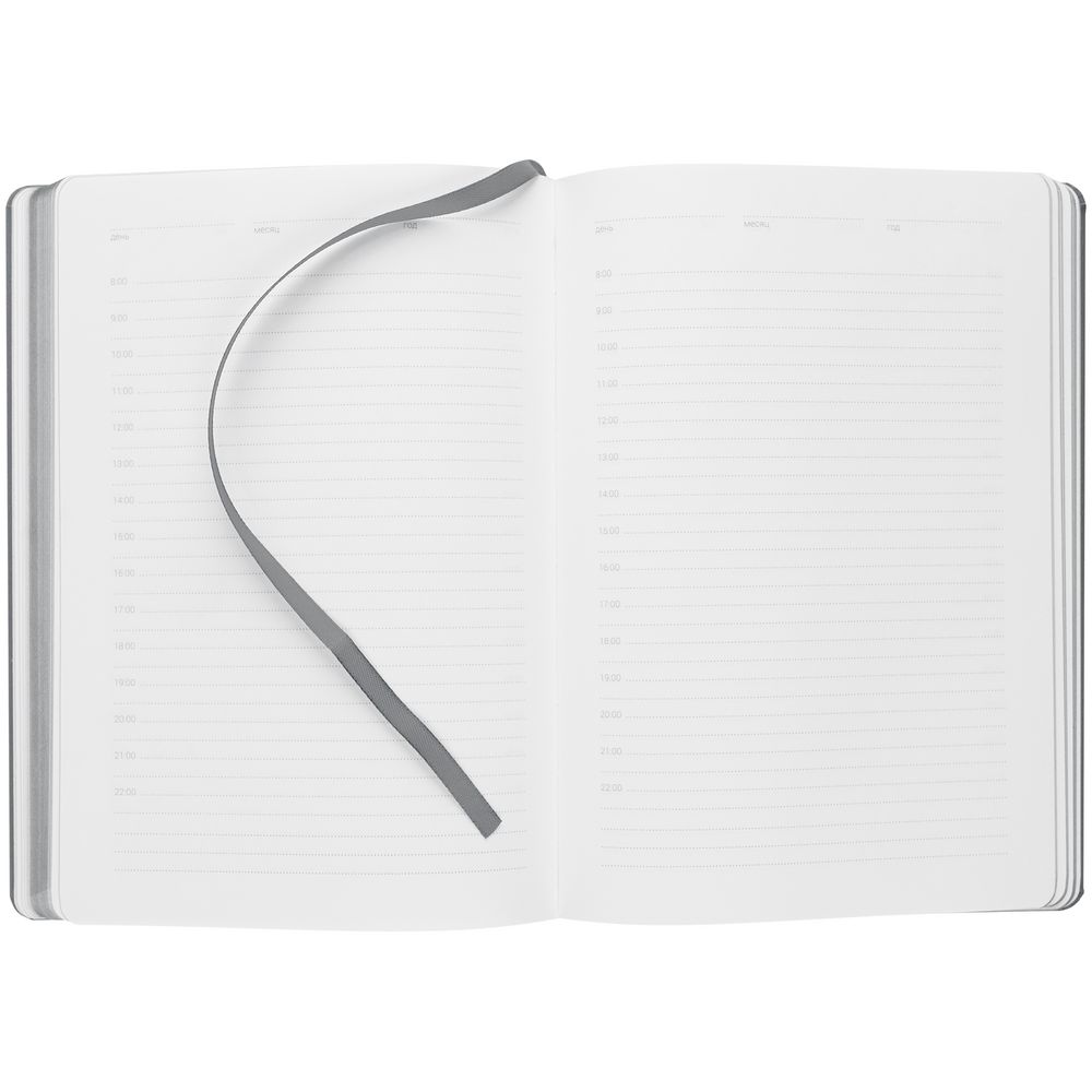 Ежедневник New Factor, недатированный, серый — изображение 7