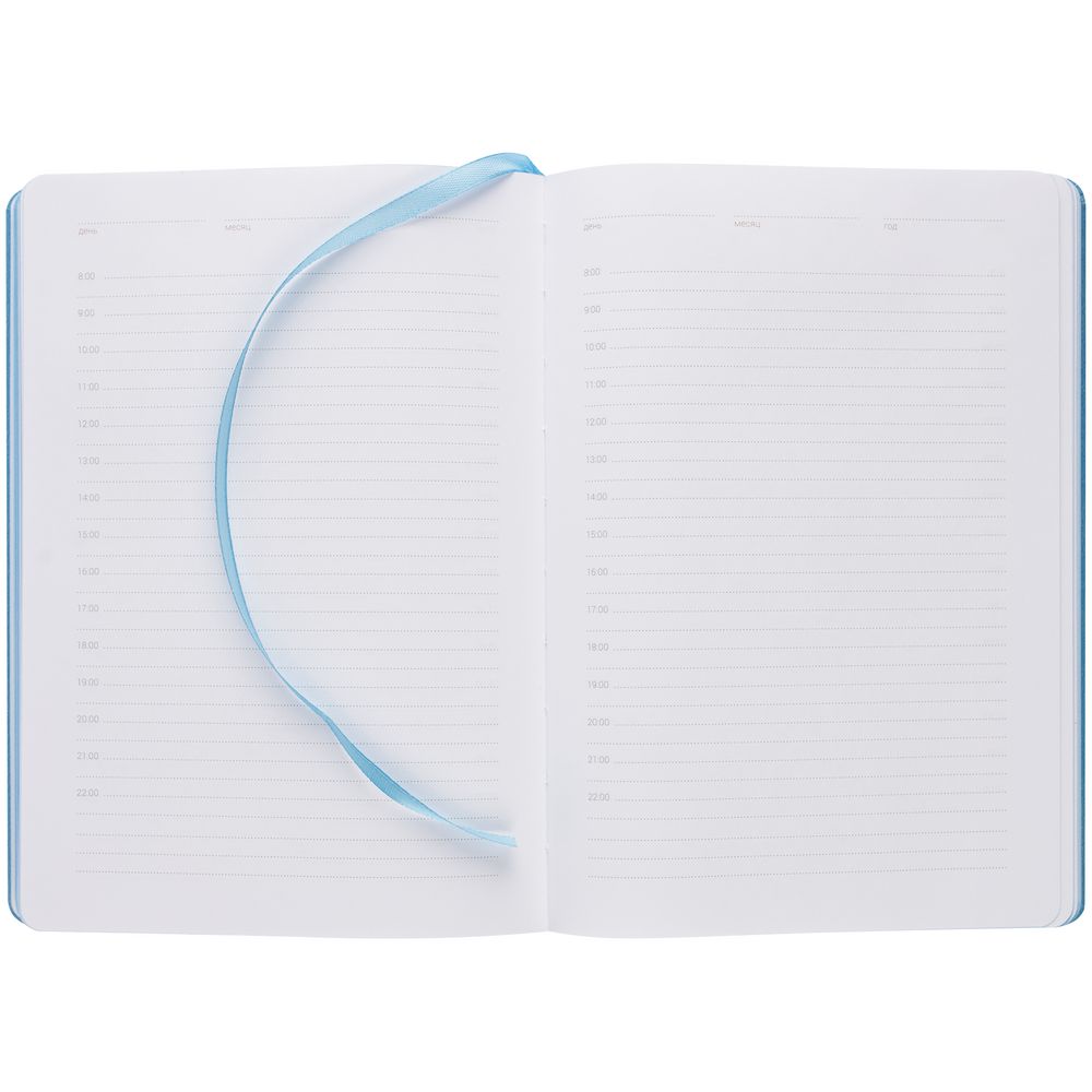 Ежедневник New Factor, недатированный, голубой — изображение 5