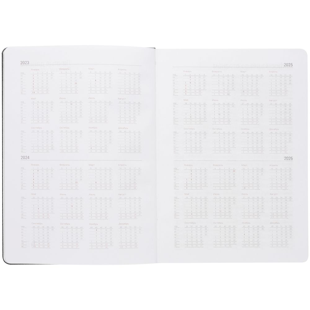 Ежедневник New Factor Metal, черный — изображение 6