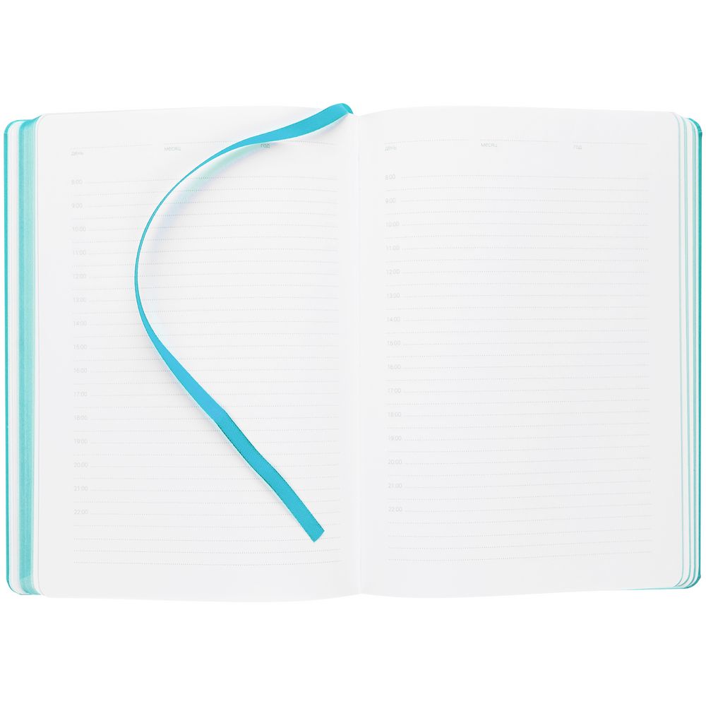 Ежедневник New Factor, недатированный, бирюзовый — изображение 7
