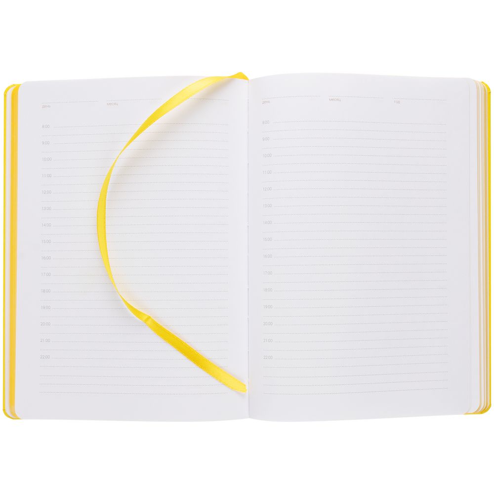 Ежедневник New Factor, недатированный, желтый — изображение 7