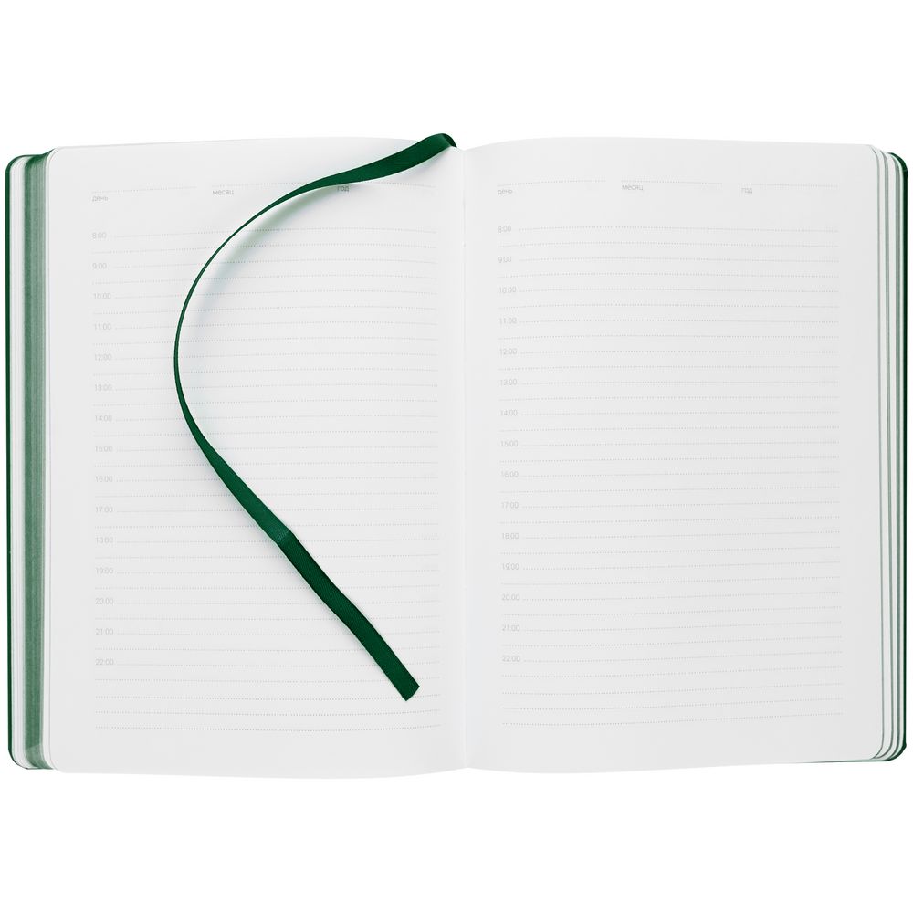 Ежедневник New Factor, недатированный, зеленый — изображение 6