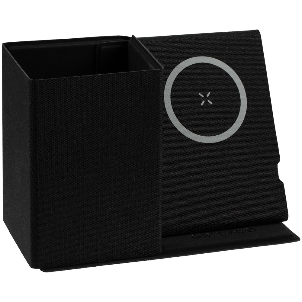 Настольный органайзер Midstream с зарядкой и стаканчиком для ручек — изображение 4