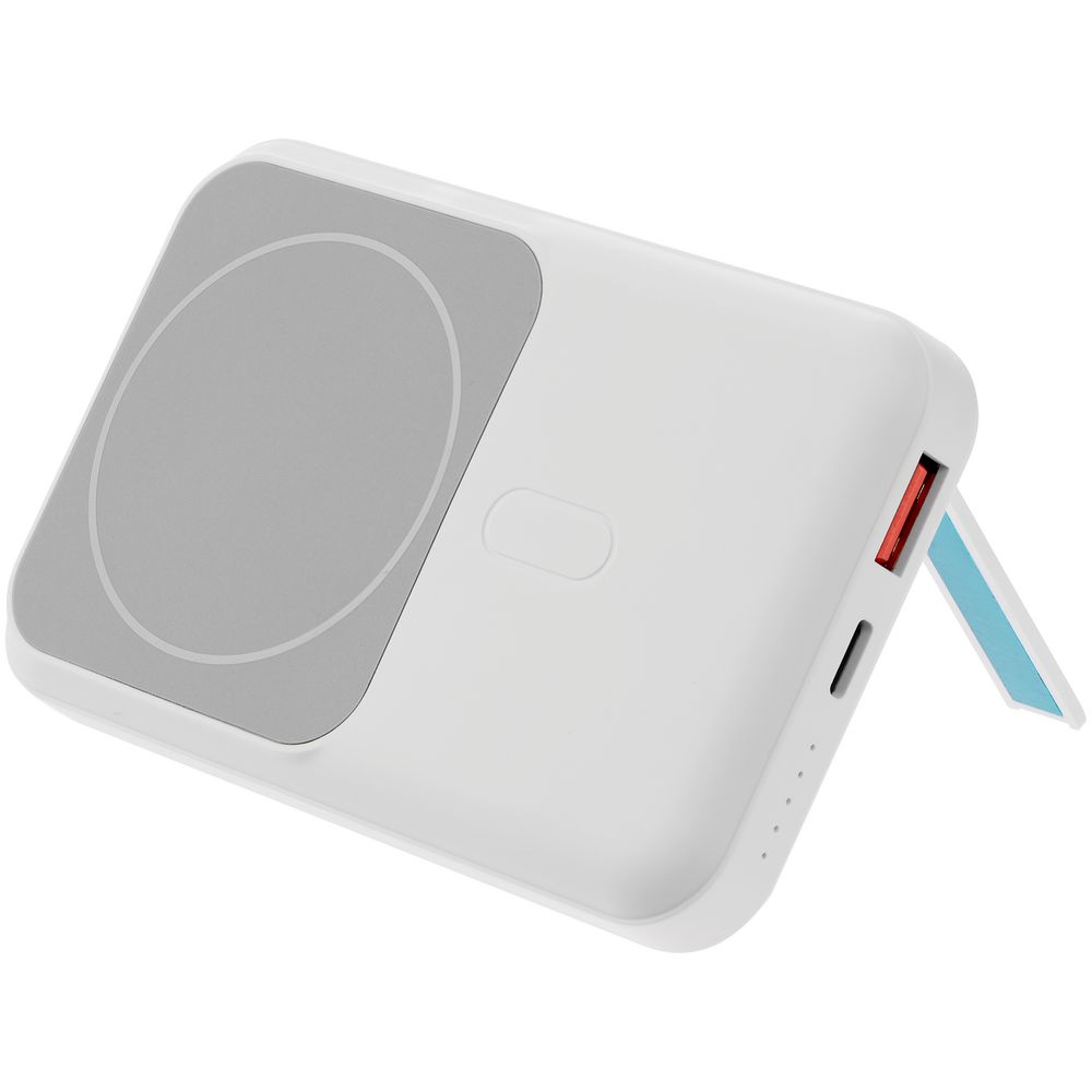 Магнитный беспроводной аккумулятор Top Force, 10 000 мАч, белый — изображение 2