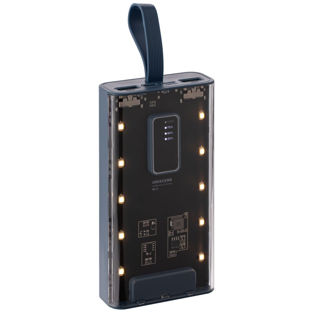 Аккумулятор Trellis Flat 10000 мАч, синий — изображение 2