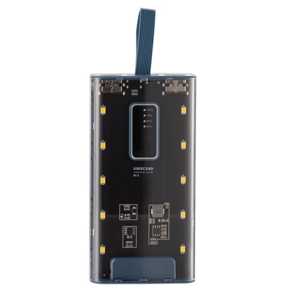 Аккумулятор Trellis Flat 10000 мАч, синий — изображение 4