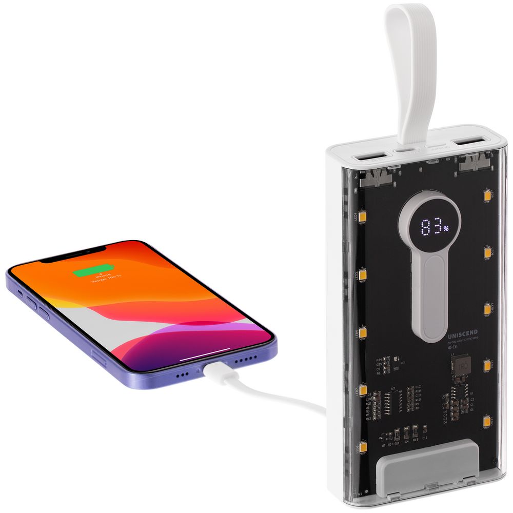 Аккумулятор Trellis Digital 10000 мАч, белый — изображение 7