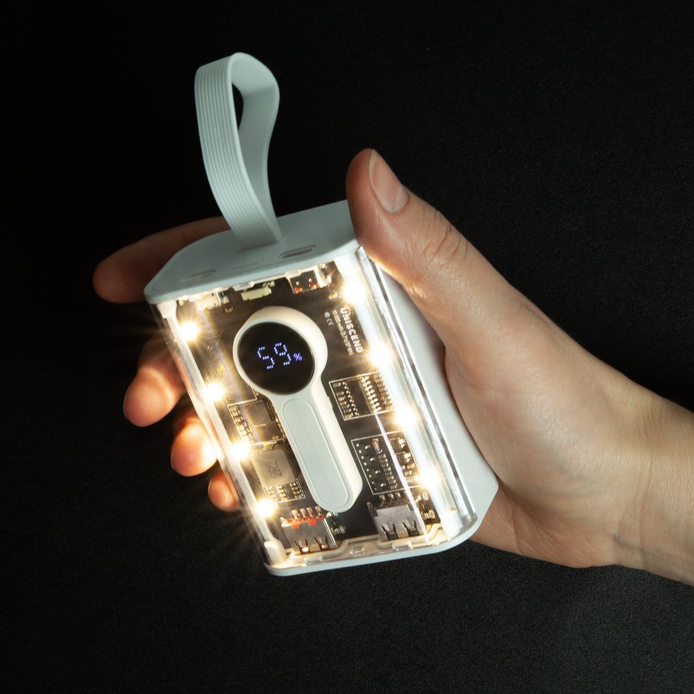 Аккумулятор c быстрой зарядкой Trellis Quick 10000 мАч, белый — изображение 9