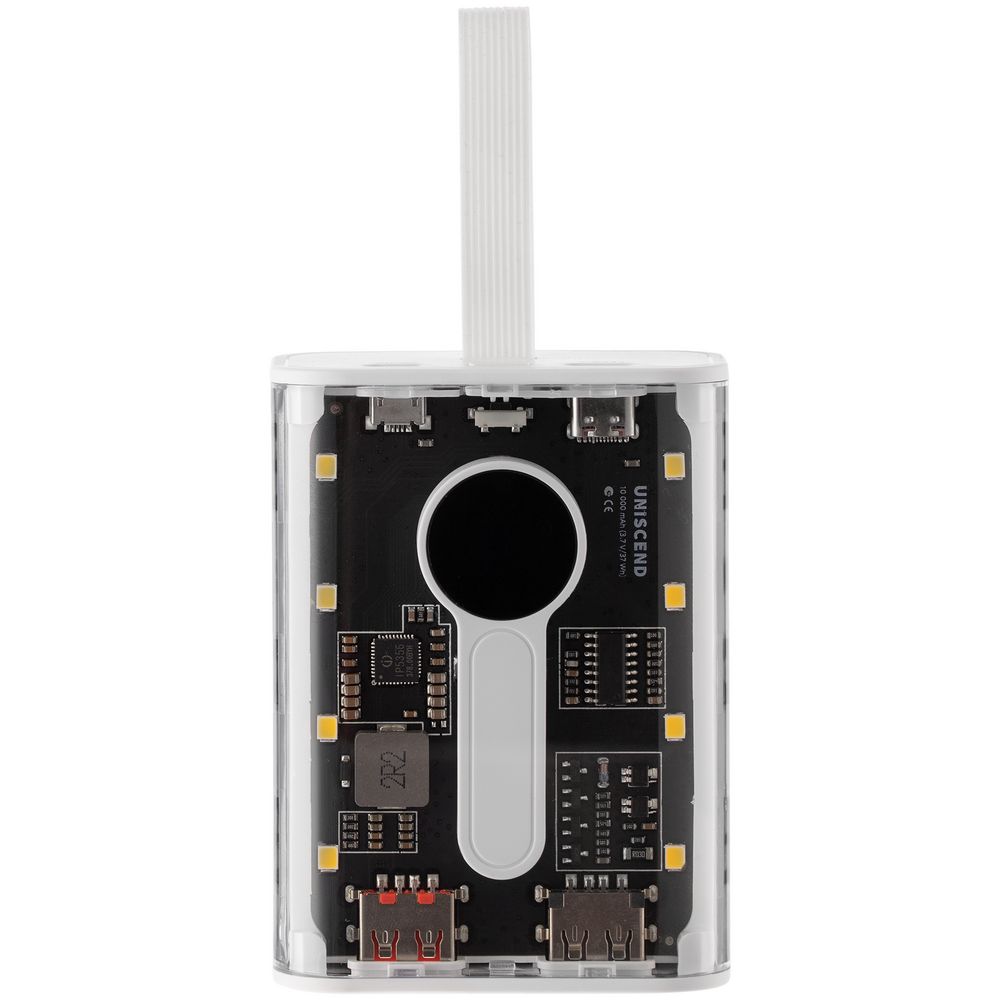 Аккумулятор c быстрой зарядкой Trellis Quick 10000 мАч, белый — изображение 3