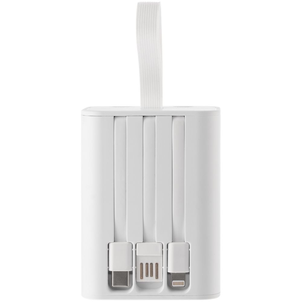 Аккумулятор c быстрой зарядкой Trellis Quick 10000 мАч, белый — изображение 4