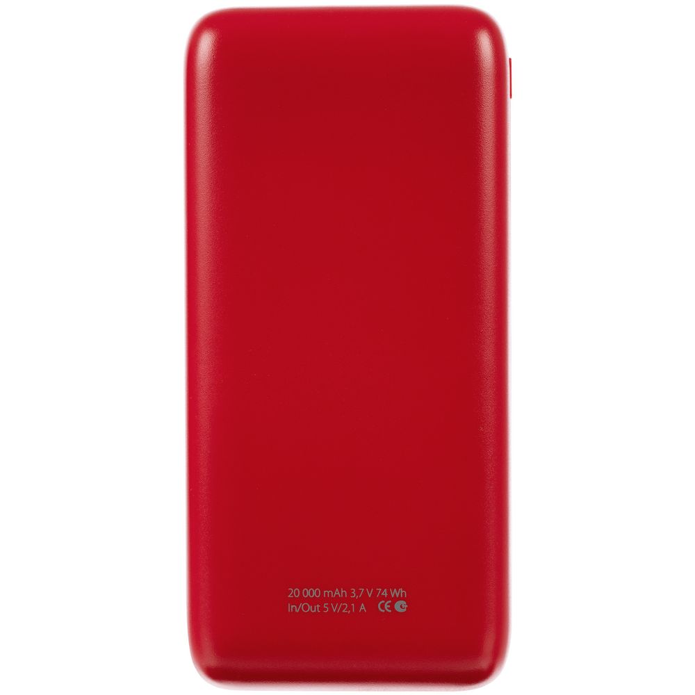 Внешний аккумулятор Gamechanger 20000 мАч, красный — изображение 4