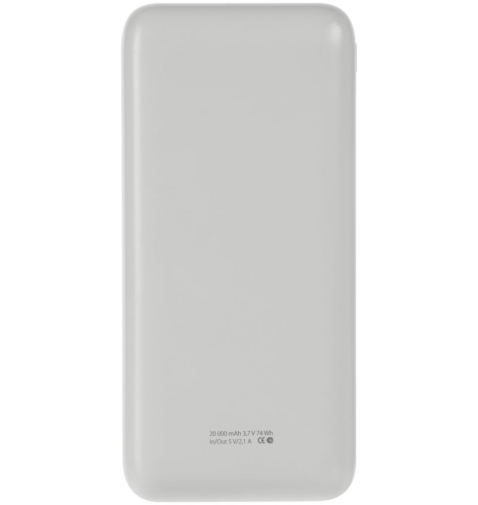 Внешний аккумулятор Gamechanger 20000 мАч, белый — изображение 4