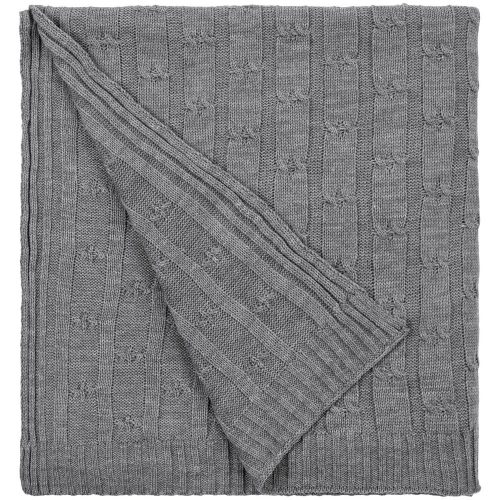 Плед Trenza, серый