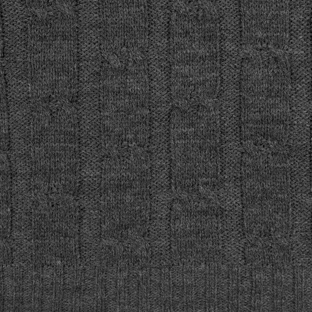 Плед Trenza, темно-серый — изображение 4