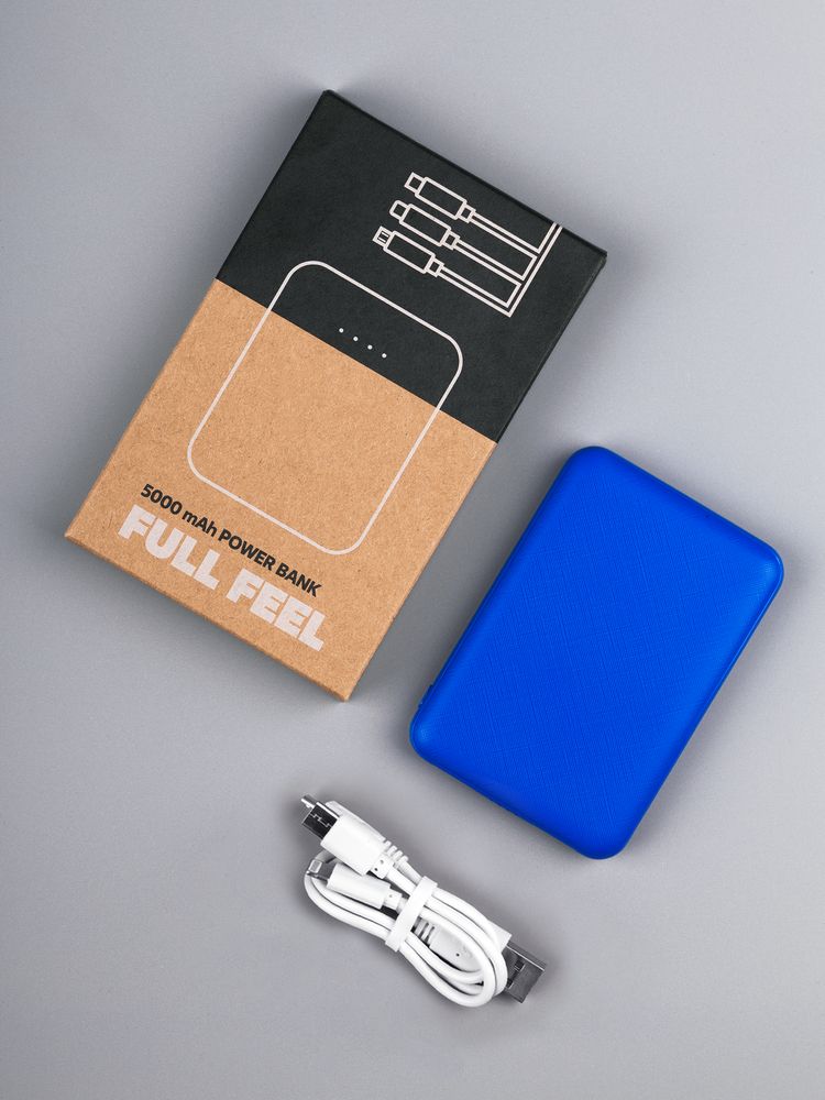 Внешний аккумулятор Uniscend Full Feel Type-C, 5000 мАч, синий — изображение 11