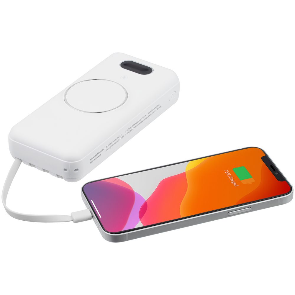 Внешний аккумулятор Omni XL 20000 мАч, белый — изображение 8