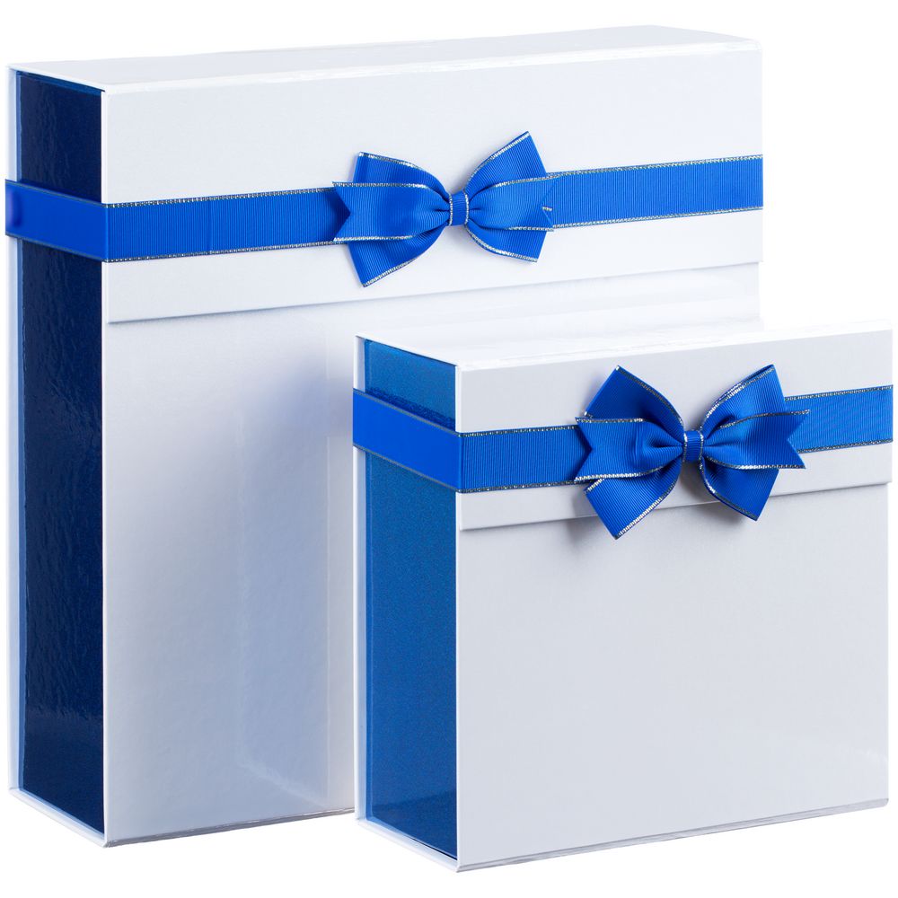 Коробка складная Gallant, M, белая с синим — изображение 7