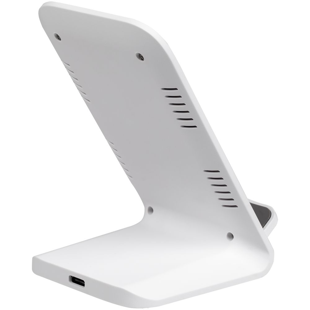 Беспроводное зарядное устройство с быстрой зарядкой Overtop, белое — изображение 5