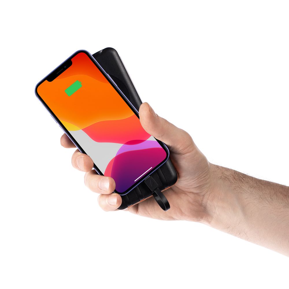 Аккумулятор Holiday Maker, 10000 мАч, оранжевый — изображение 6